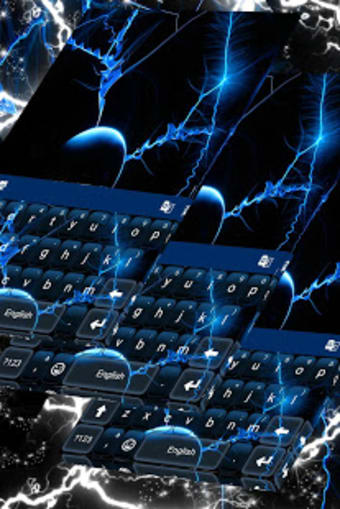 Blue Flash Keyboard
