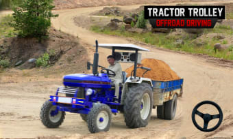 Tractor Trolley Driving Simulator Cargo Farming 3D