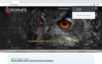 Coloriuris - actaNavegación Web