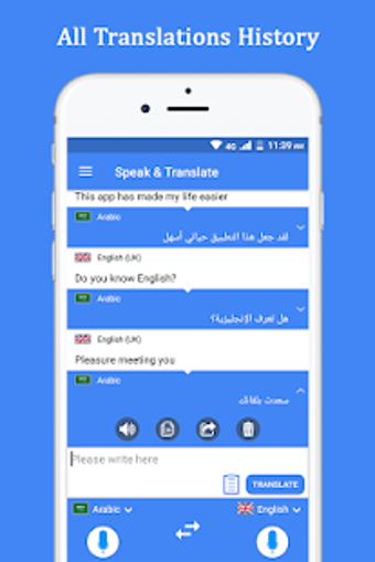 Speak and Translate Voice Translator  Interpreter