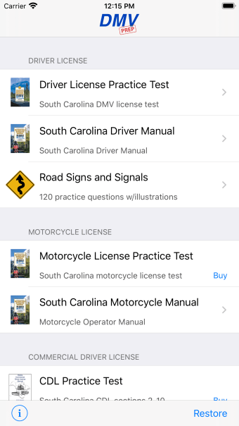 South Carolina DMV Test Prep