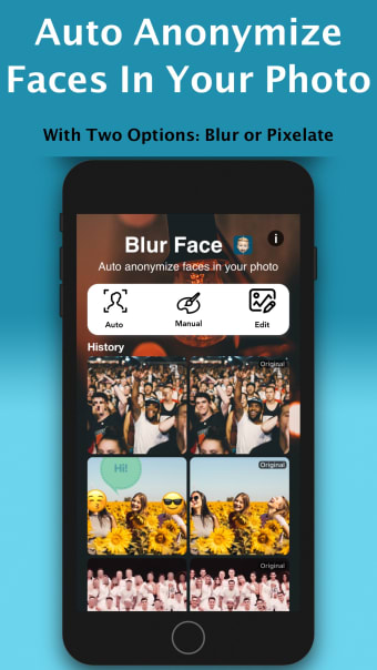 Blur Faces: Hide Unwanted Info