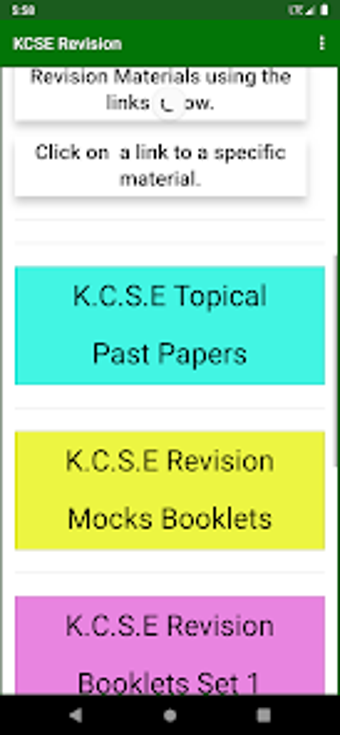 Kcse revision App all subjects