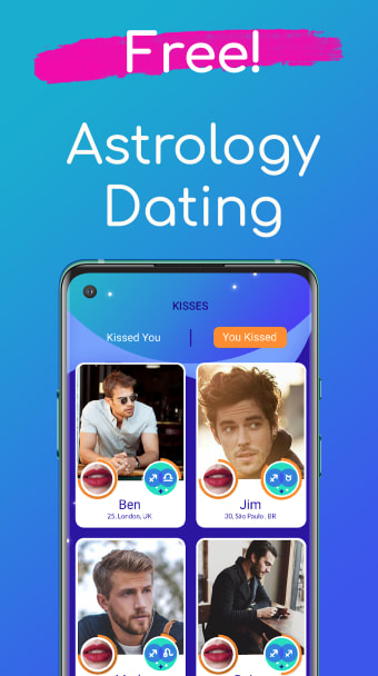 Astro Kiss Match - Astrology Match Flirt  Dating