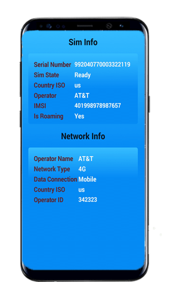 Sim - Phone Details