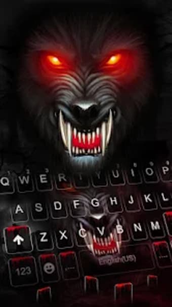 Fierce Wolf Keyboard Theme