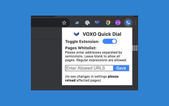 VOXO Quick Dial