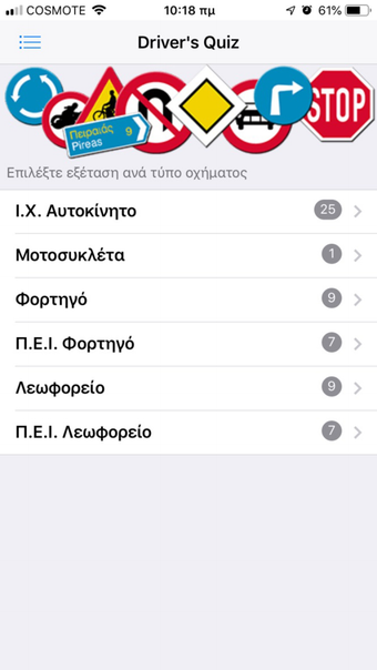 Σήματα - Drivers Quiz