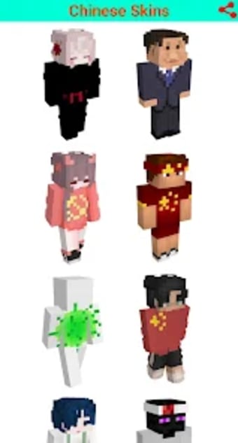 Chinese Skins For Minecraft