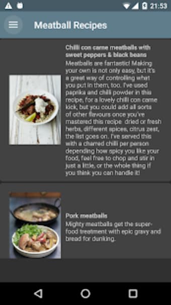 Meatball recipes