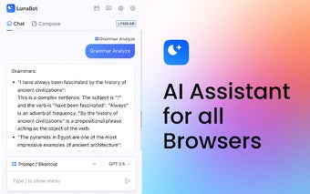 Lunabot - ChatGPT on any webpages