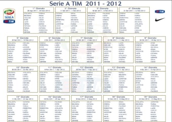 Calendario Serie A 2011/2012