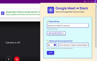 Google Meet ⇔ Slack integration