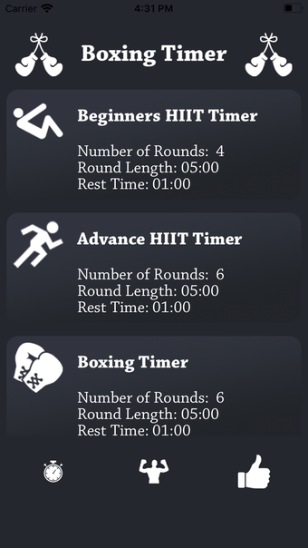 Boxing Round Interval Timer