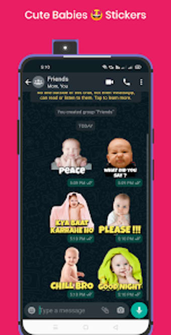 Funny Babies Stickers for What