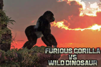 Furious Gorilla vs Wild Dinosaur