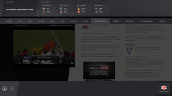 The ESPN App for Windows 10