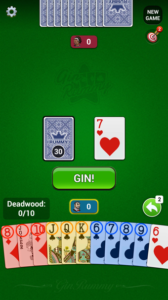 Gin Rummy : Classic Card