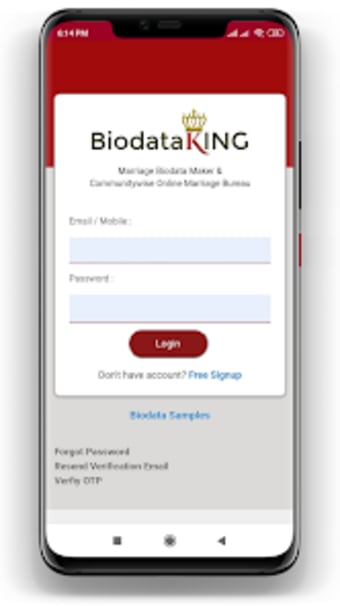 Biodata King - Biodata Maker