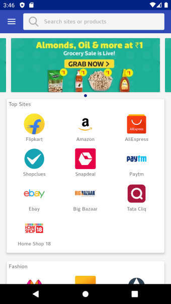 All in one online shopping app - India shopping