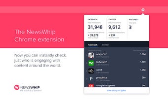 NewsWhip Chrome Extension