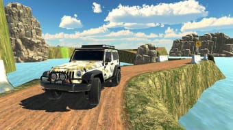 Offroad Jeep Army Car Mountain Driving Simulator
