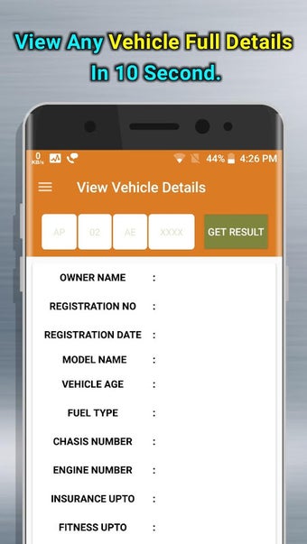 RTO View Vehicle Details - RTO vahan Information