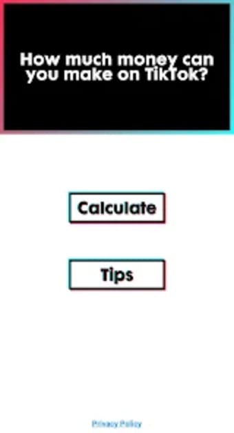 Revenue Calculator for TT