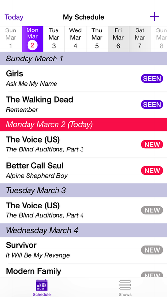 My TV Show Tracker