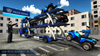 US Police ATV Quad Bike Plane Transport Game Unreleased