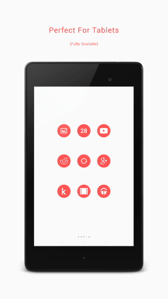 Flatcons Red Icon Pack