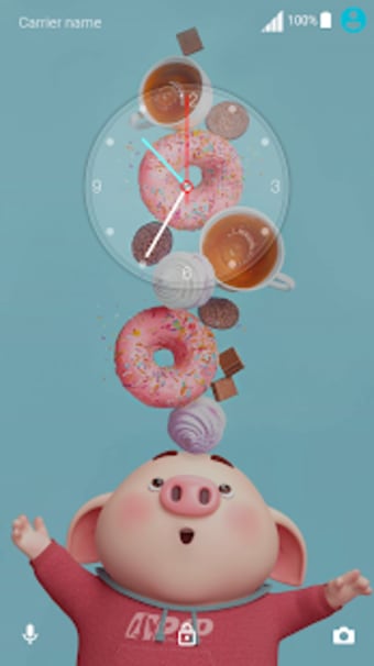 New year pig49 Xperia Theme
