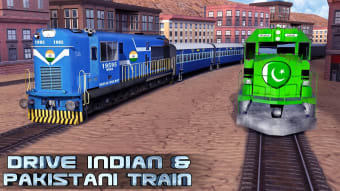India VS Pakistan Train racing game