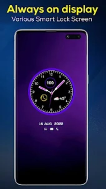 AOD Lock Screen Smart Clock