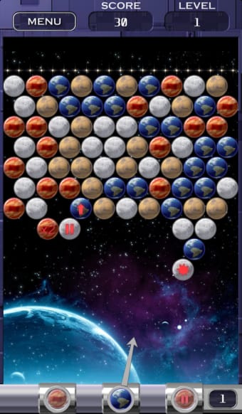 Bubble Shooter Space Edition