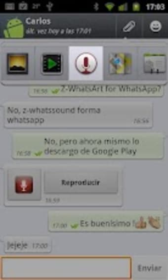 Z-WhatsSound para WhatsApp
