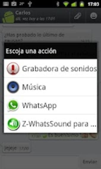 Z-WhatsSound para WhatsApp