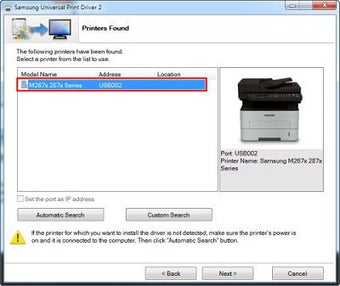 Samsung Universal Print Driver