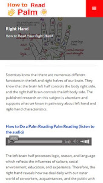 How to Read Palms