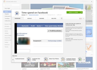 Time spend on Facebook