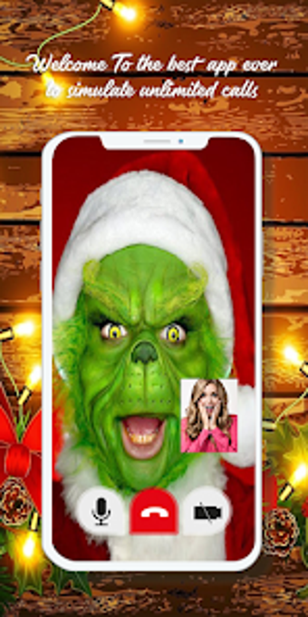 Green Grinch Video Call