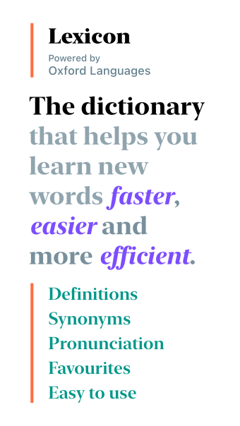 Lexicon - English Dictionary