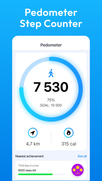Pedometer - Run  Step Counter