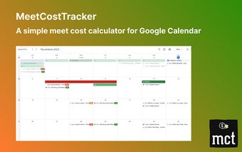 Meet Cost Tracker, a calculator for GCalendar