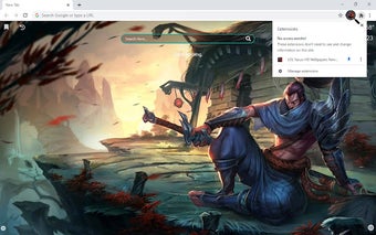 LOL Yasuo HD Wallpapers New Tab