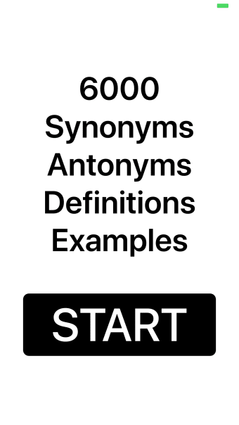 English synonyms antonyms