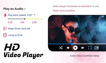 HD Video Player with music