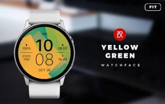 Yellow Green Fit Watch Face