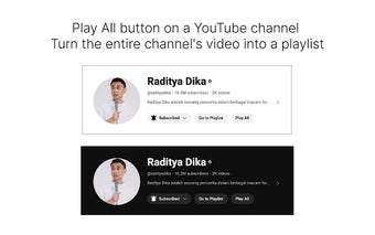 YouTube Play All Button