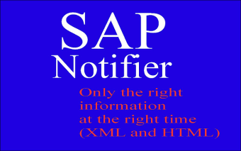 Sap Notifier